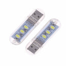 2pcs/Lot U Disc Mold LED USB Lamp Night Light Portable Mini Computer Lamp
