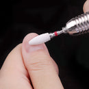 Nail Art Drill Bit Ceramic Milling Cutter for Pedicure Manicure (1 F Red) Newly