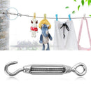 304 Stainless Steel Wire Hook Eye Turn Buckle Hardware Parts Mounting Acessor