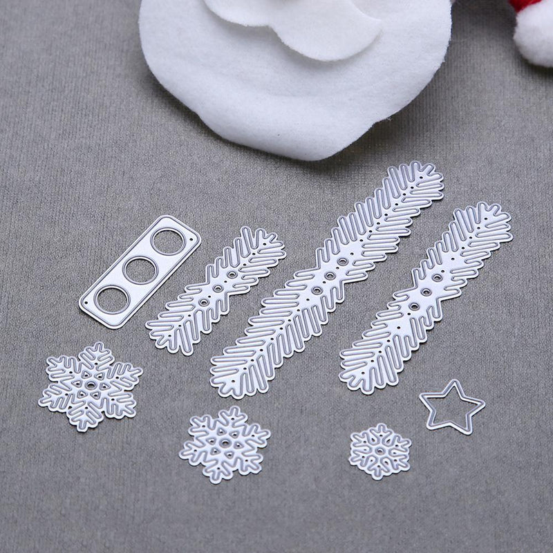 Christmas Tree Punching Molds Dies Kit Crafts for DIY 3 Dimensional Christmas