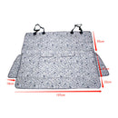 Double-seat Car Mat Foldable Car Seat Cover Waterproof Oxford Cloth for Car