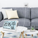 Clock Art Electronic Thermometer Electronic Clock Home Decor Alarm Clock Quartz
