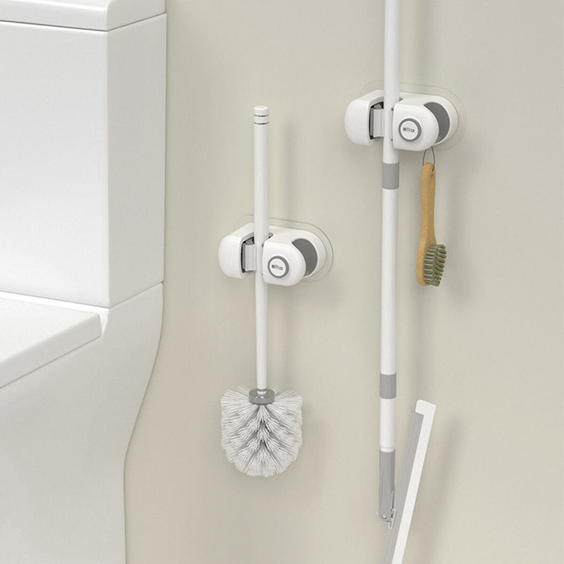Traceless Broom Storage Tool No Punching Wall Mounted Mop Hook Mop Rack for Home
