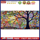 Color Tree Oil Paint By Numbers DIY Handpainted on Canvas Wall Picture Unfr