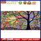 Color Tree Oil Paint By Numbers DIY Handpainted on Canvas Wall Picture Unfr