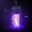 Electric Mosquito Killer Lamp LED Light Fly Bug Trap (Rechargeable Grey) Newly