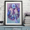Digital Oil Painting By Numbers Kits Flower DIY Hanger Decor Room Wall Canvas
