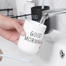 Plastic Portable Travel Mouthwash Washing Cup Non-slip Toothbrush Holder