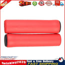2pcs Bicycle Soft Foam Silicone Sponge Anti-slip Handle Bar Grips (Red) Newly