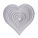 10X Heart Sewing thread Metal Die Cutting Dies For DIY Scrapbooking