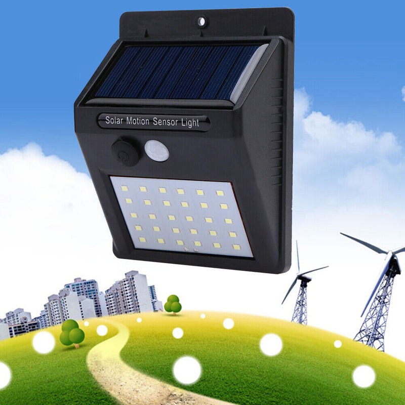 Solar Light Power Wall Waterproof Motion Sensor Lamp Garden Patio Decoration
