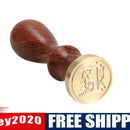 Sealing Wax Classic Initial Wax Seal Stamp Alphabet Letter F Retro Wood