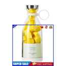 Portable Blender Durable Four Blades Juicer Cup for Home Kitchen (White)