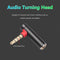 90Degree L-shape 3.5mm Male To Female Audio Converter Earphone Jack (Black)