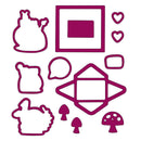 Snail Mushroom Envelope Cutting Dies Embossing Stencils for Album DIY (A) Newly