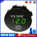 DC12V-24V Motorcycle Panel Digital Voltage Meter Voltmeter (Green Light)