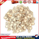 50pcs Butterfly Hollow Wooden Chips for Scrapbooking Handrafts DIY Decor Newly