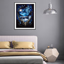5D DIY Diamond Painting Kits Wolf Full Round Drill Wall Decor Art Crafts Mosaic