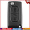 433MHz ID46 Chip 2 Button Folding Remote Key Fob for Peugeot 207 307 308 #F