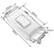 #A Outdoor Hanging Wet Tissue Box Hanging Paper Bag Storage Holder for Hiking