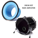 Drum Bass Bottom Microphone Amplifier Voice Loudspeaker Percussion (Blue) Newly