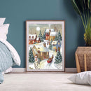 Cross Stitch Kits 11CT Stamped DIY Snow Full Embroider Needlework