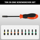 10 in 1 Batch Set Household Tools Multifunctional Screwdriver Set for Home