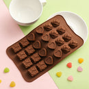 Melts Ice Tray Christmas Chocolate Mold Rose Hearts Silicone Mould Cake Making