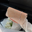 Fashion Rhinestone Clutches Evening Bags Crossbody Shoulder Lady Party Handbags