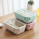 Microwave Lunch Containers Box with Compartments Food Container (Beige) Newly