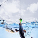 5pcs 4.5cm 4g Bionic Crank Baits Jig Hooks Artificial Fishing Lures Kit Newly