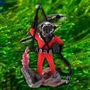 Underwater Animation Landscape Treasure Hunt Diver Pneumatic Decor (Red) Newly