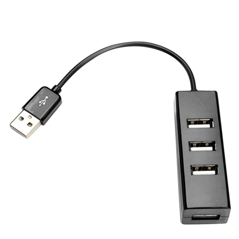 4-Port USB 2.0 480Mbps Computer USB Splitter Portable Multi USB HUB Expander