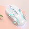 G304 1600dpi Wireless Rechargeable Mouse 2.4G 600Mah Game USB Mouse (White)