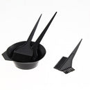 Hair Salon Bowl Brush Oreilles Two Sides Comb Set for DIY Hair Dyeing Perm Newly