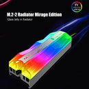 Jonsbo M.2-2 Color Light M.2 SSD Heatsink 5V 3Pin Solid State Drive Cooler Newly