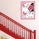 14CT Cotton Thread Beautiful Girl Cross Stitch Part Embroidery Needlework Kit