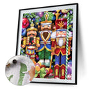 Canvas Paint By Numbers Nutcracker Hand Painted Drawing Kit Home Decorations