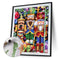 Canvas Paint By Numbers Nutcracker Hand Painted Drawing Kit Home Decorations