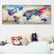 Home Decor Diamond Painting Abstract Map Drill Point Rhinestone Mosaic Pictur