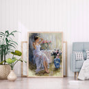 DIY Woman Drill Point Bead Art Full Drill Diamond Painting Mosaic Home Decor