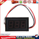 Mini DC 10V Blue LED Panel 3 Wire Digital Display Voltage Voltmeter Newly