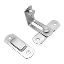 Stainless Steel Sliding Door Bolt Right Angle Home Safety Gate Bolt Lock Newly