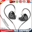 GK G1 Wired Earphone Dynamic HIFI Noise Cancelling Earbuds (Black with Mic)