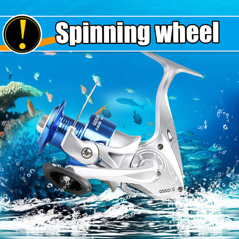 Fishing Reel Speed Ratio 5.2:1 Spinning Wheel Pesca Fishing Tackles (5000) Newly