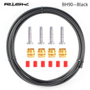 RISK Bike Hydraulic Disc Brake Pants MTB Bicycle Oil Tube Pipe Olive Insert Kit