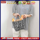 Casual Printed Handbags Women Girl Lunch Storage Bag Canvas Bucket Shopping Tote