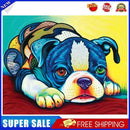 5D DIY Full Drill Diamond Painting Dog Cross Stitch Embroidery Kit Wall Art