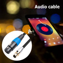 Mini XLR Female to XLR Female Audio Cable for Canon Camera Converter Adapter