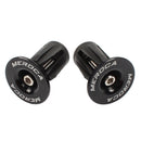 1 Pair Bicycle Handle Bar Grip End Cap Road MTB Handlebar End Plugs (Black)